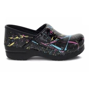 DANSKO Paint Splatter Clogs Leather EU Size 42 / US Size 11.5-12 Comfort Nurse